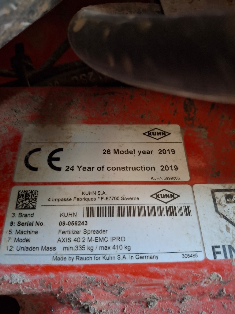 Epandeur engrais KUHN Axis 40.2 M-EMC IPRO - photo slide 4
