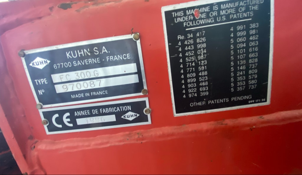 Faucheuse KUHN FC 300 G - photo slide 9