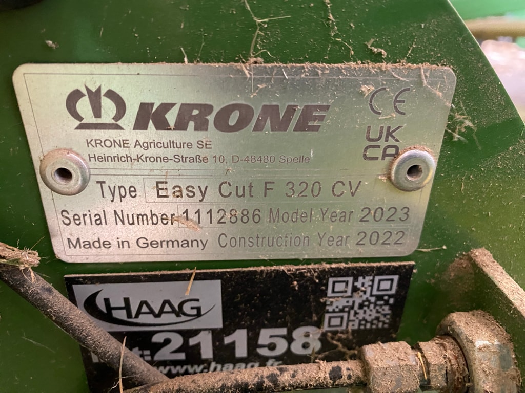 Faucheuse conditionneuse KRONE F320CV - photo slide 5