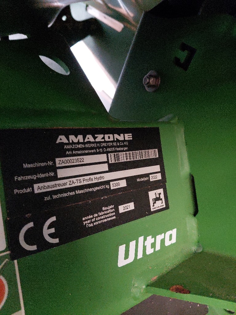 Epandeur engrais AMAZONE Za-ts 4200 profis hydro - photo slide 5