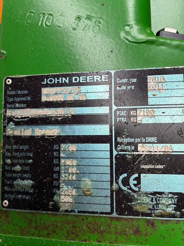 Pulverisateur JOHN DEERE 732 - photo slide 6
