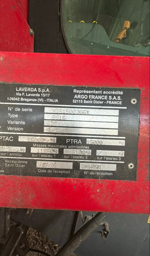 Moissonneuse LAVERDA 225 REV - photo slide 6