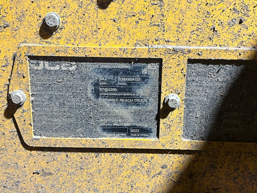 Telescopique JCB 538-60 AGRISUPER PS6 - photo slide 9