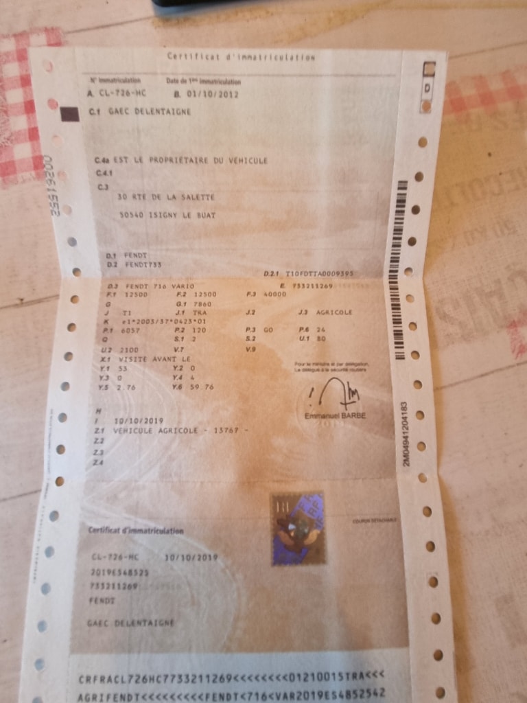 Tracteur FENDT 716 VARIO PROFI - photo slide 10