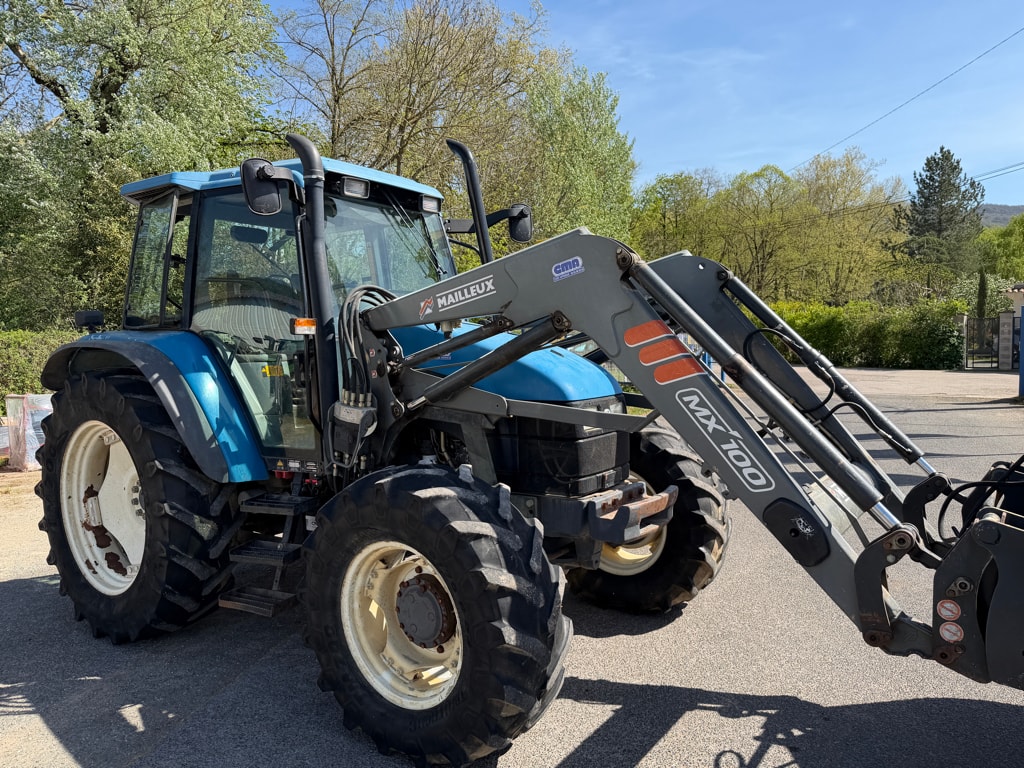 Tracteur chargeur NEW HOLLAND TS 100 - photo slide 2
