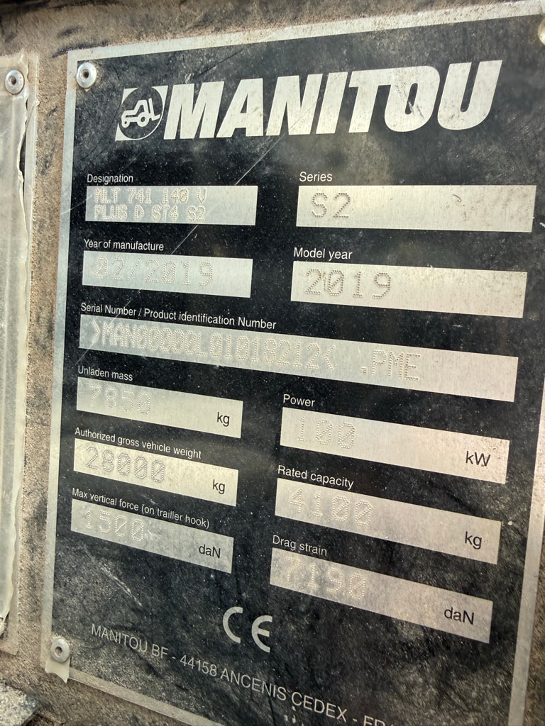 Chariot télescopique MANITOU MLT 741 140 V+ ELITE - photo slide 5