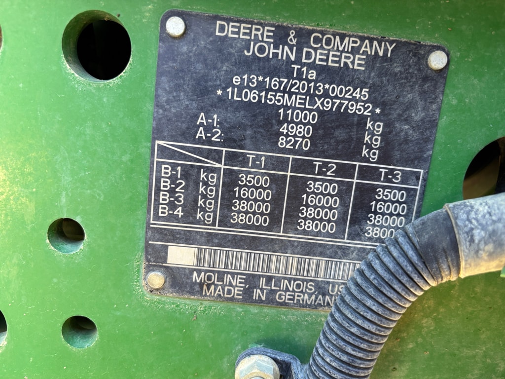 Tracteur JOHN DEERE 6155 - photo slide 5