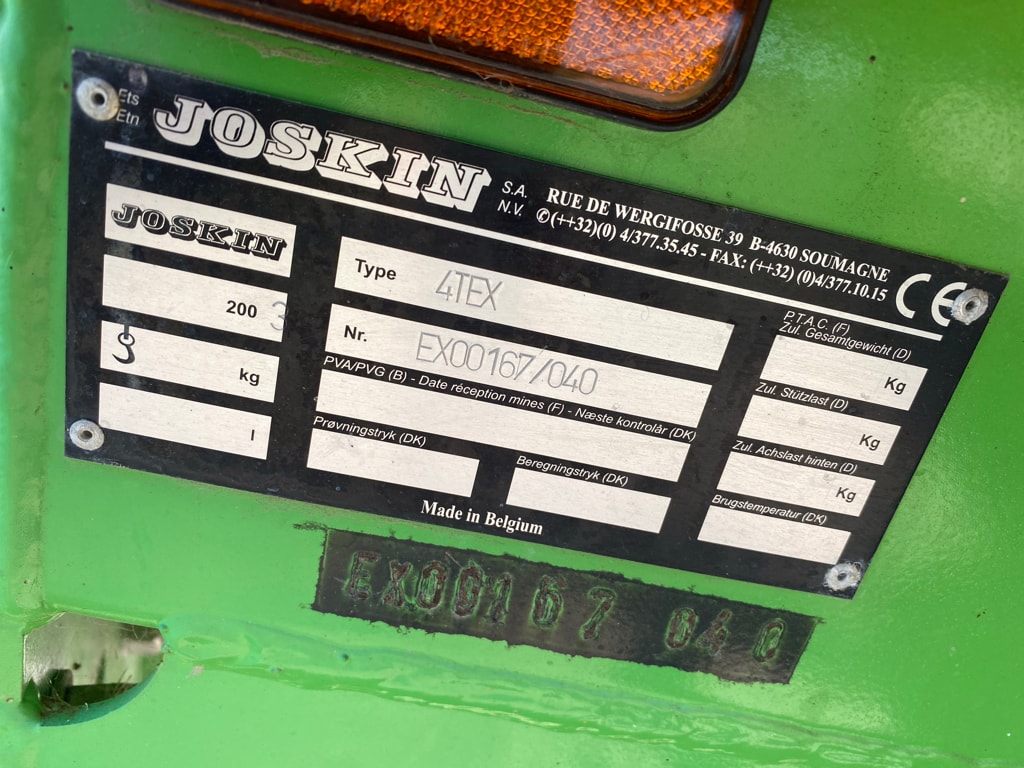 Benne JOSKIN 4000 EX - photo slide 3