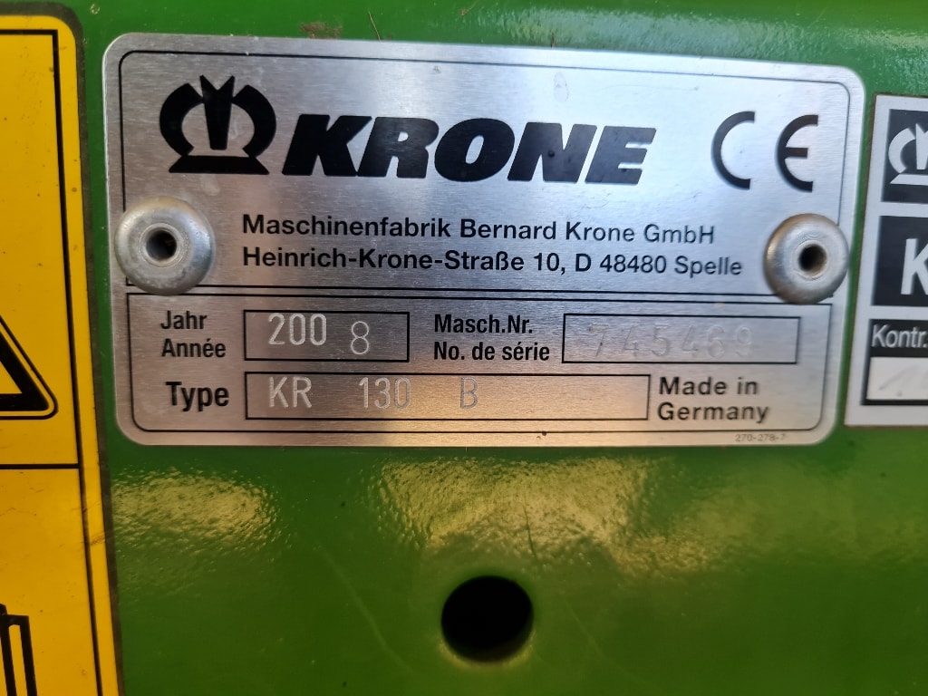 Presse balles rondes KRONE KR 130 - photo slide 9