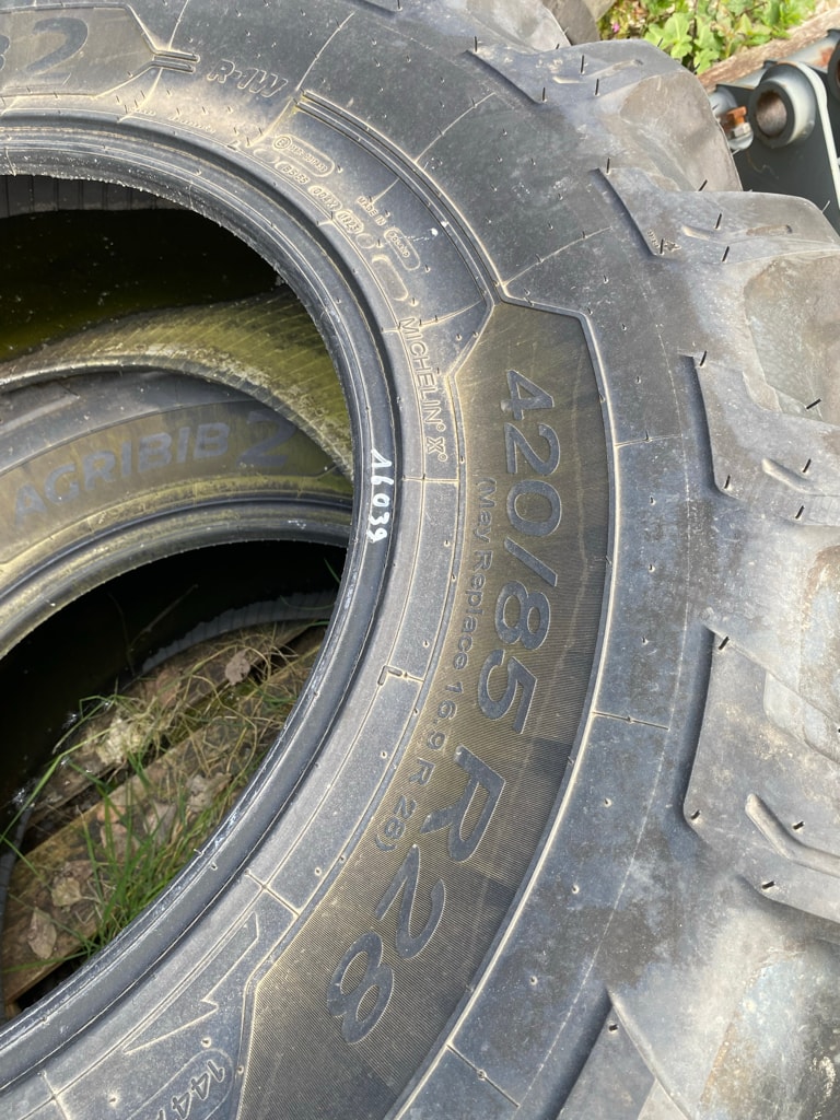 Pneumatique MICHELIN 420/85R28 AGRIBIB - photo slide 2
