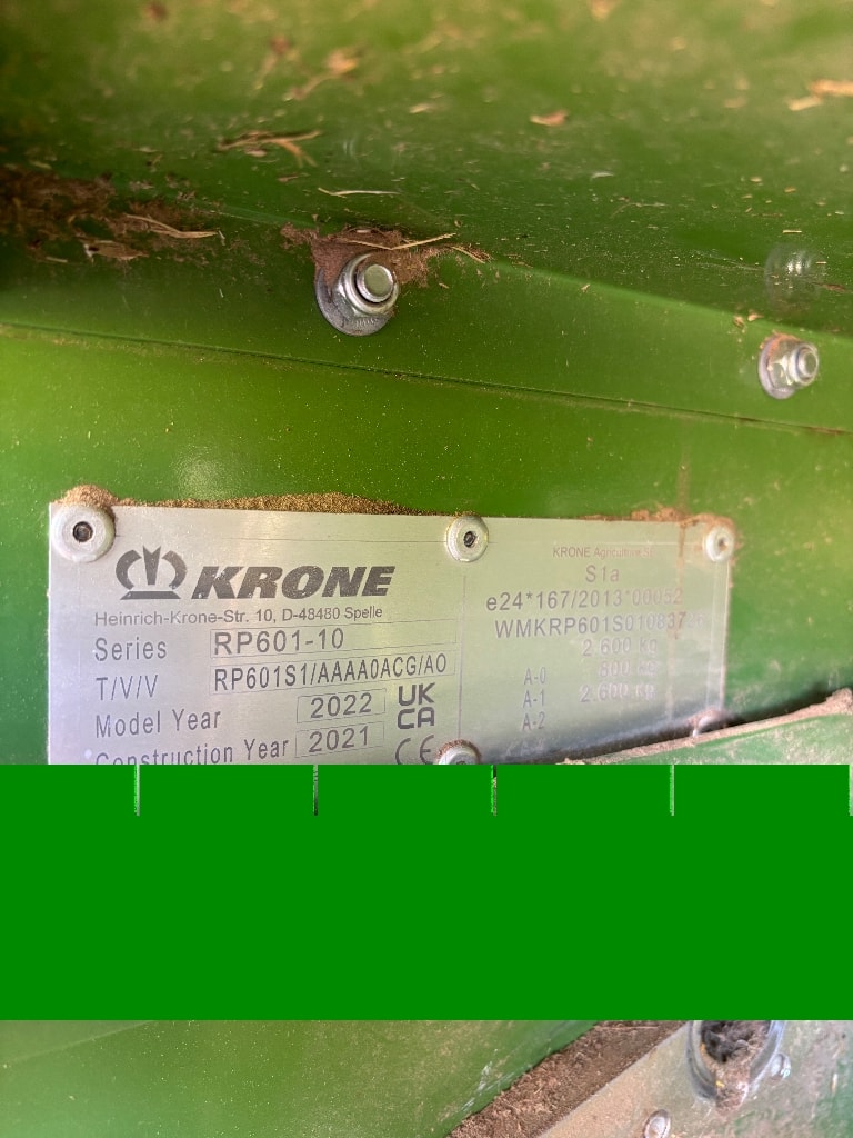 Presse balles rondes KRONE Fortima F1250 - photo slide 6