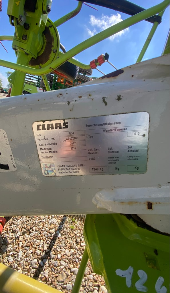 Faneuse CLAAS VOLTO 900 - photo slide 5