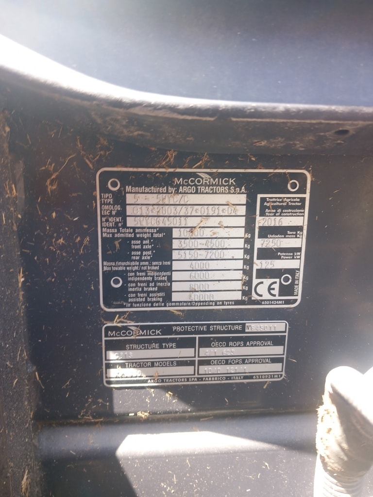 Tracteur MC CORMICK X7.450 VT-DRIVE - photo slide 35