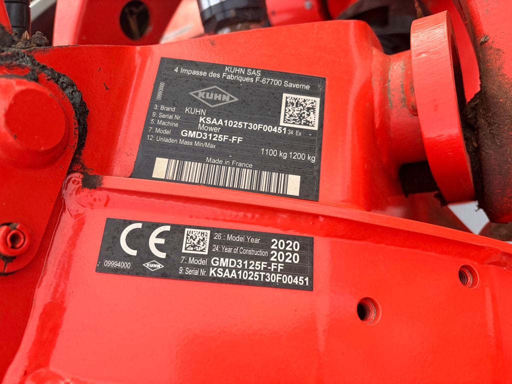 Faucheuse KUHN GMD 3125 F-FF - photo slide 6