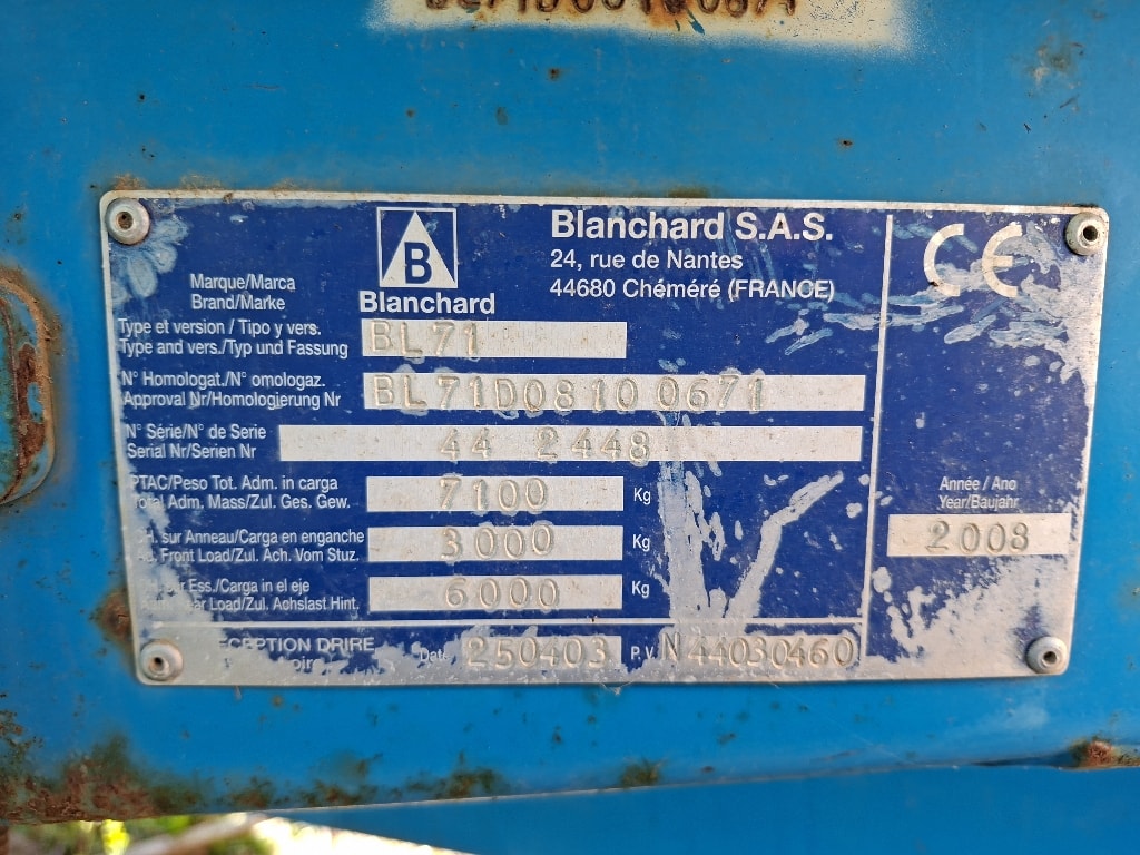 Pulverisateur BLANCHARD Grand Large 3200 - photo slide 6
