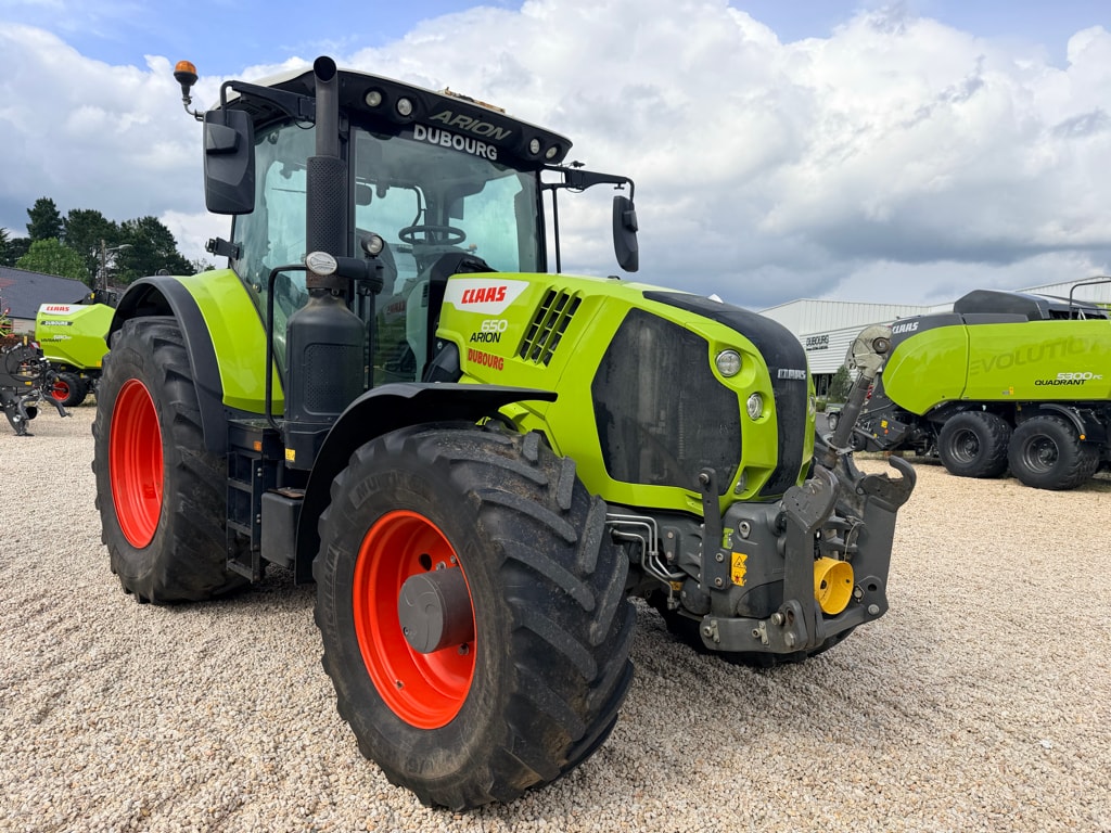 Tracteur CLAAS ARION 650 CEBIS CMATIC - photo slide 2