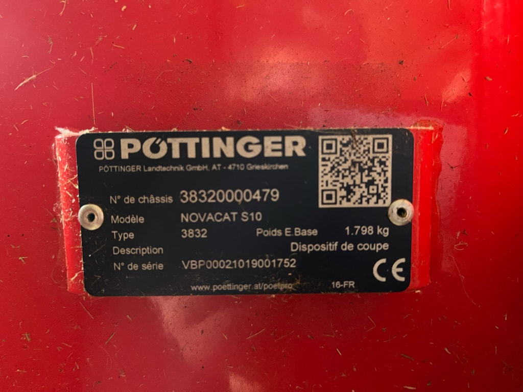Faucheuse POTTINGER NOVACAT S10 - photo slide 9