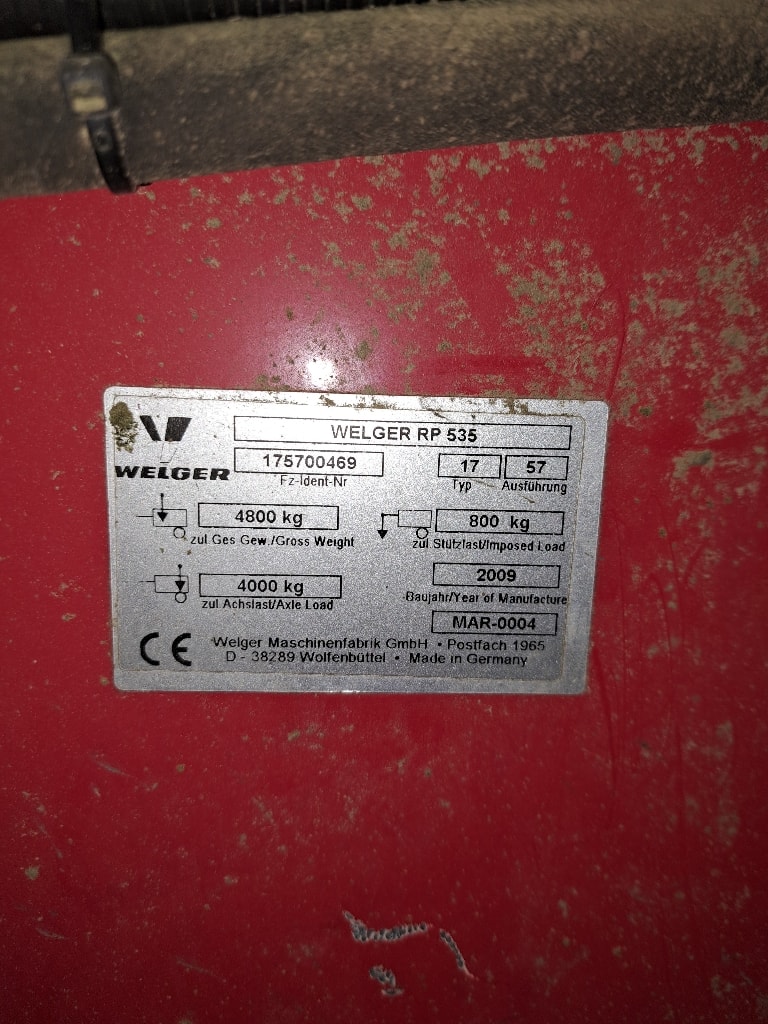 Presse balles rondes WELGER LELY WELGER RP 535 - photo slide 28