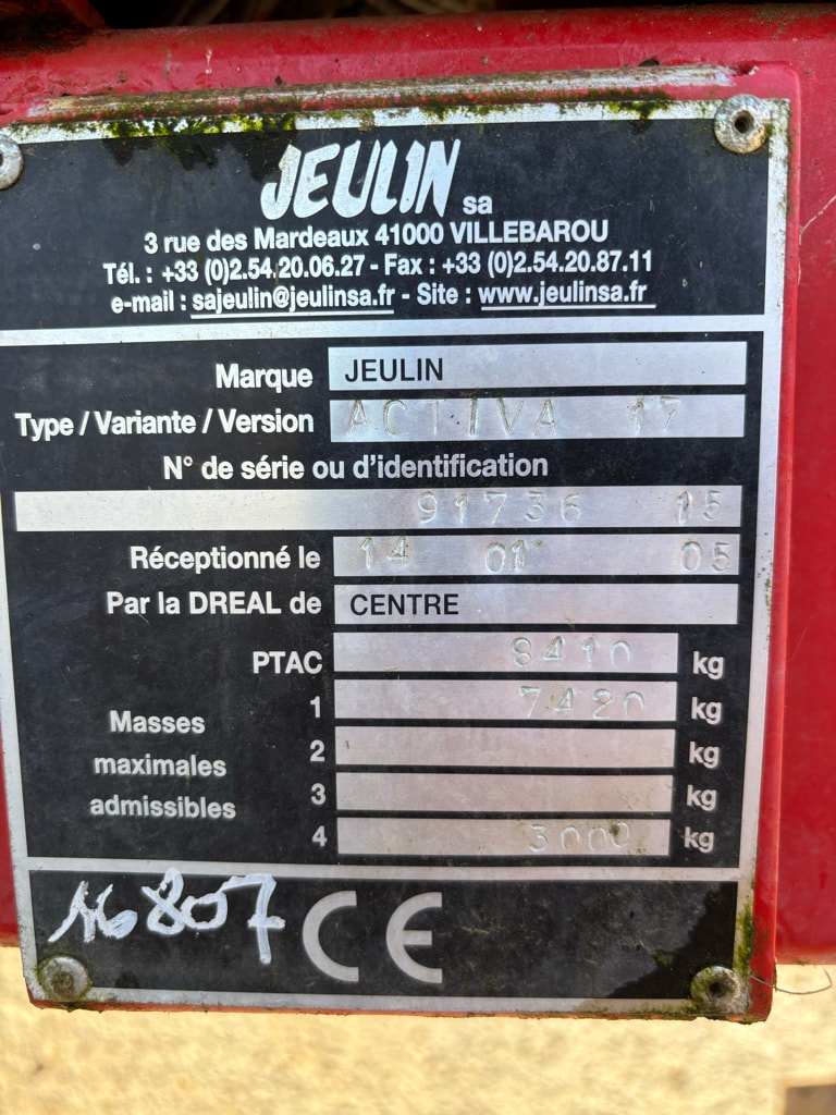 Melangeuse JEULIN ACTIVA 17 - photo slide 7