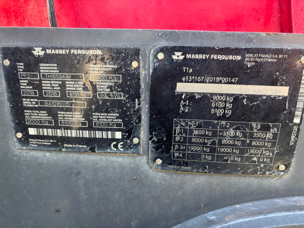 Telescopique MASSEY FERGUSON TH6534 - photo slide 16