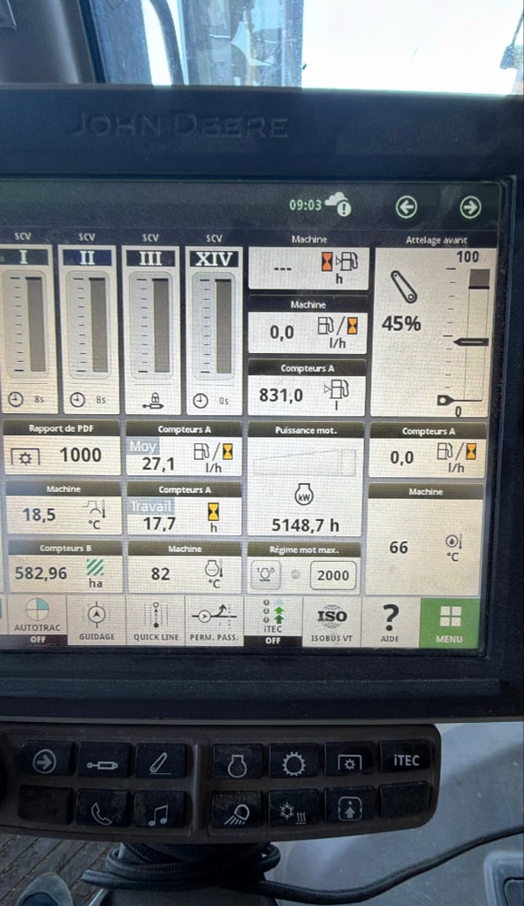 Tracteur JOHN DEERE 6215R - photo slide 13