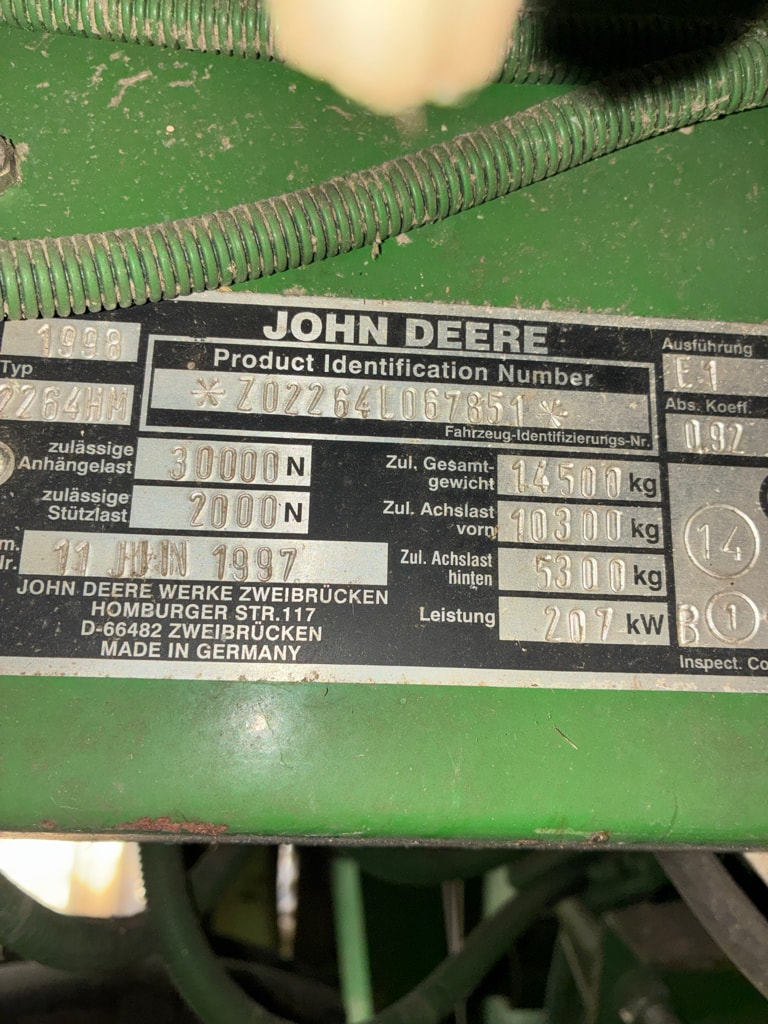 Moissonneuse JOHN DEERE 2264 - photo slide 5