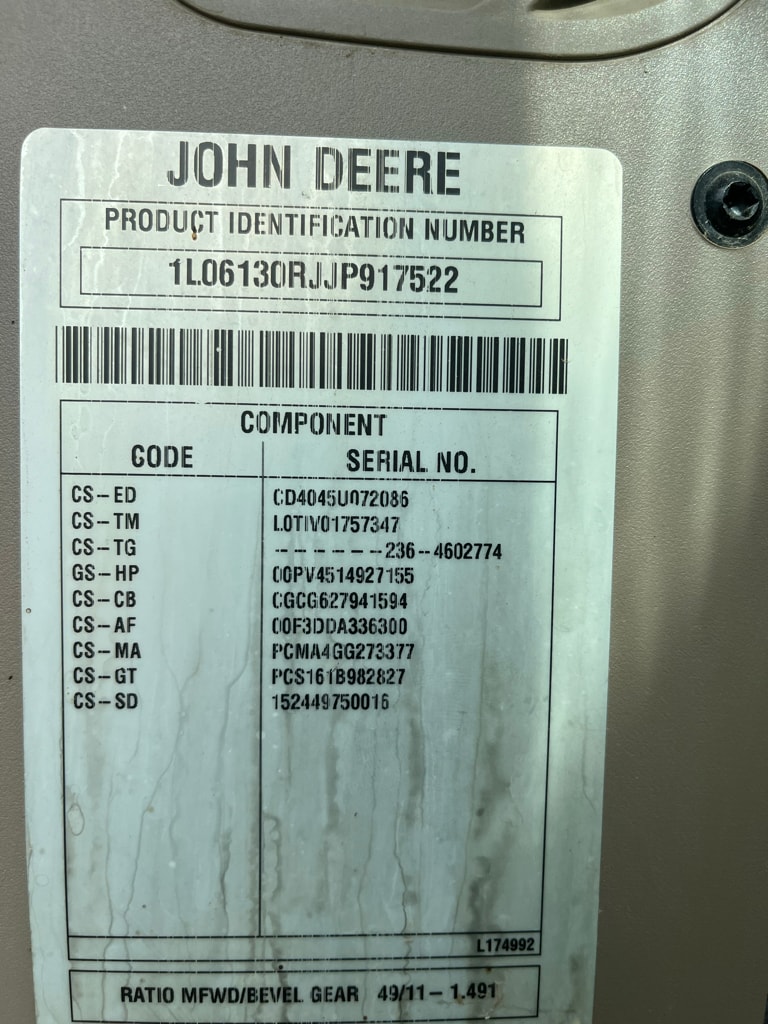 Tracteur JOHN DEERE 6130R - photo slide 5