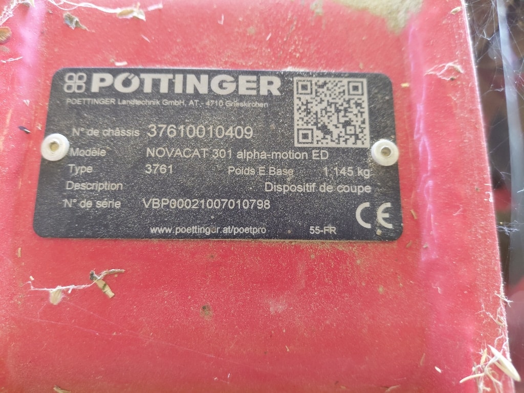 Faucheuse conditionneuse POTTINGER Novacat 301 ed - photo slide 5