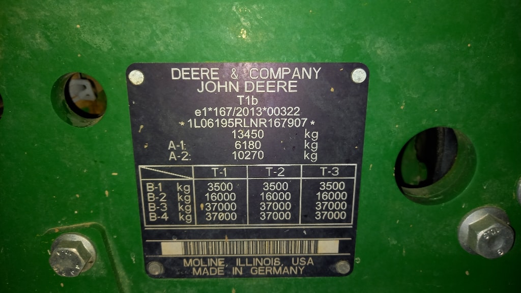 Tracteur JOHN DEERE 6R 195 - photo slide 5
