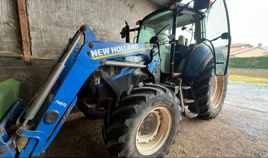 Tracteur chargeur NEW HOLLAND T5.105 EC - photo slide 2