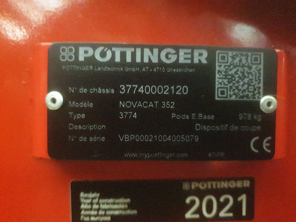 Faucheuse POTTINGER NOVACAT 352 - photo slide 7