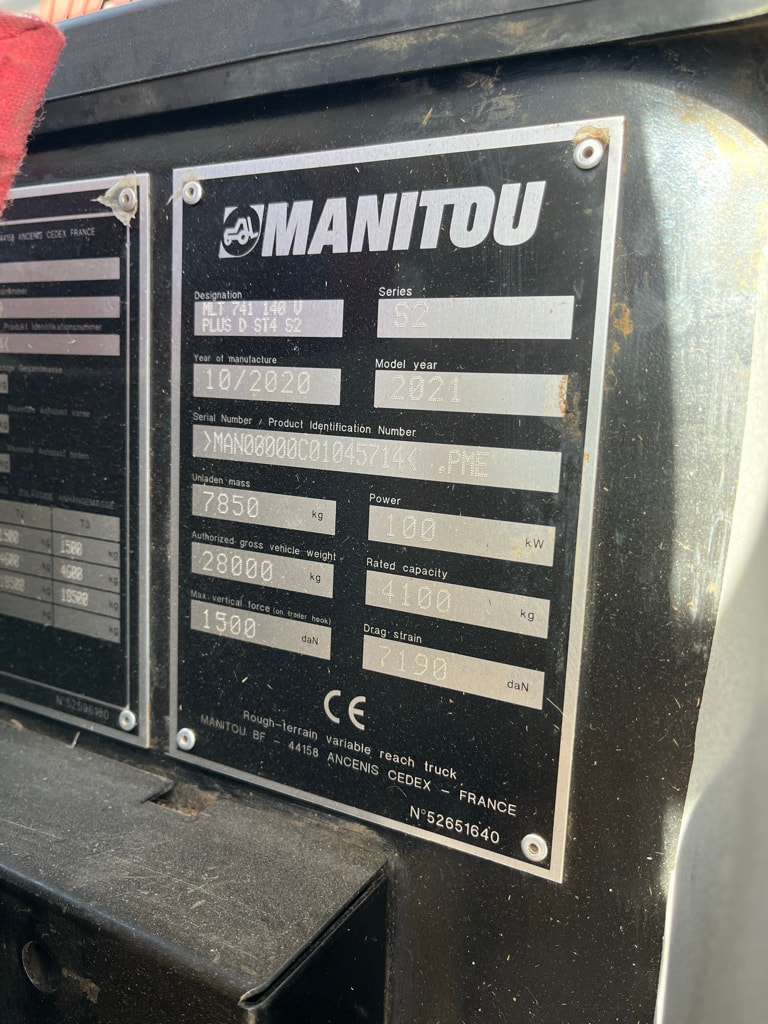 Telescopique MANITOU MLT 741 140 V+ - photo slide 5