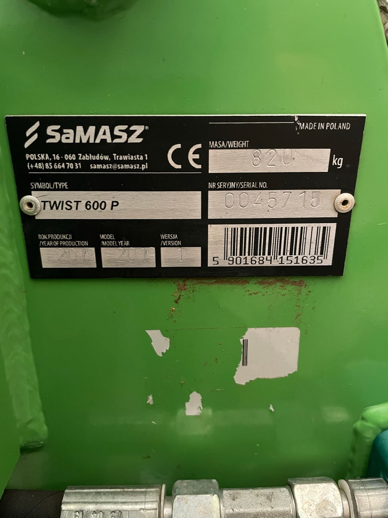 Andaineur SAMASZ TWIST600 P - photo slide 6
