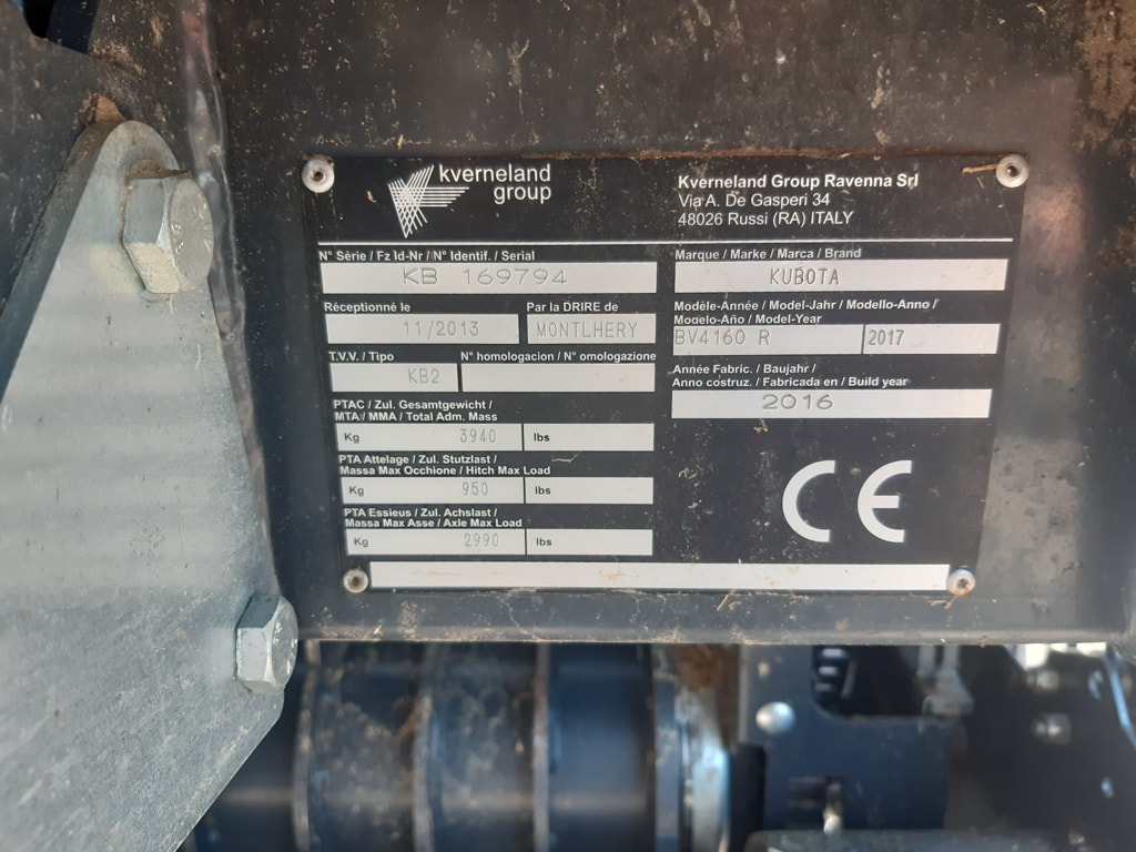 Presse balles rondes KUBOTA Bv4160 - photo slide 4