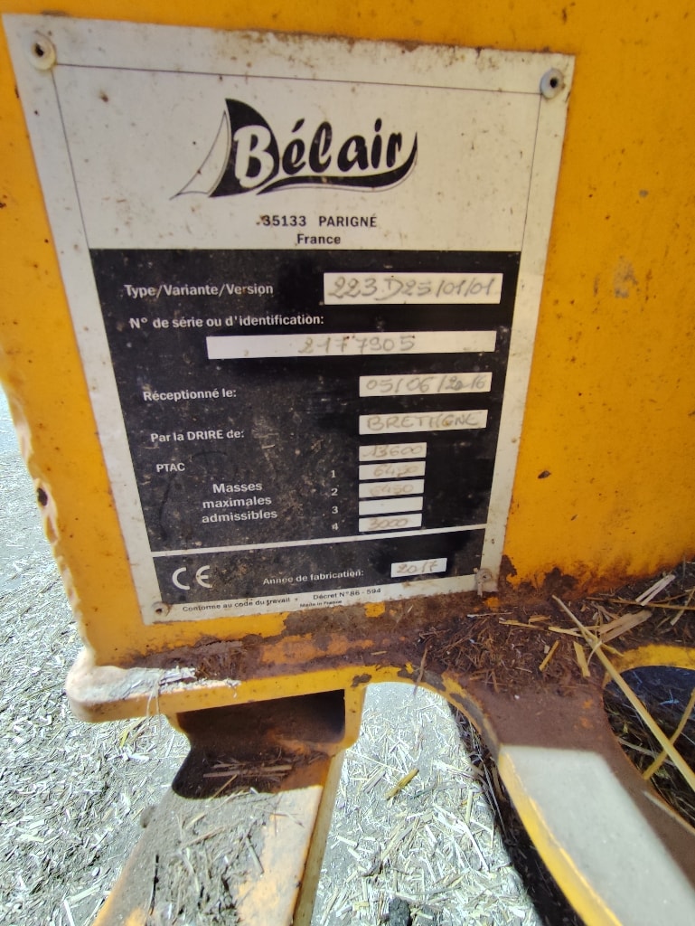 Melangeuse BELAIR DRAKKAR 227-3 SBT - photo slide 8