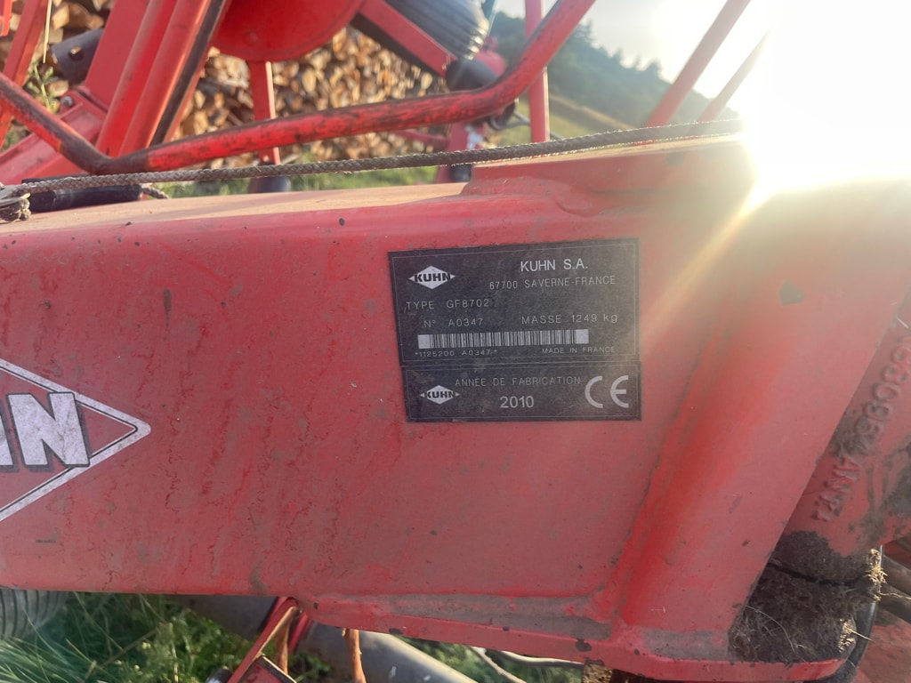 Faneuse KUHN Gf8702 - photo slide 5