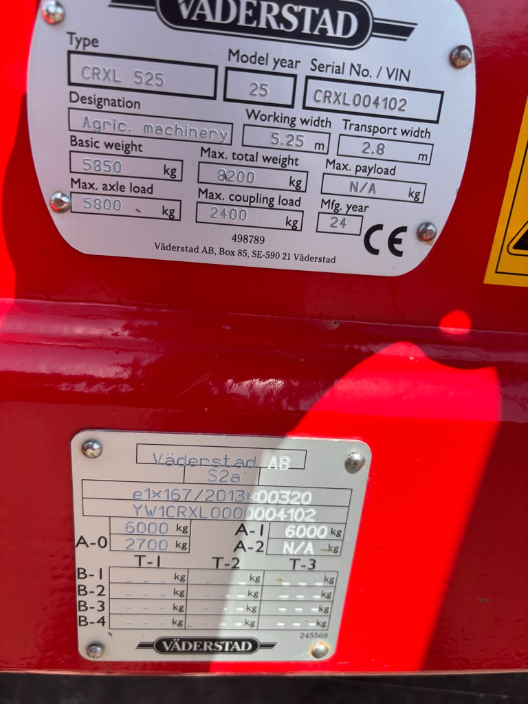 Dechaumeur VADERSTAD CARRIER XL CRXL 525 - photo slide 9