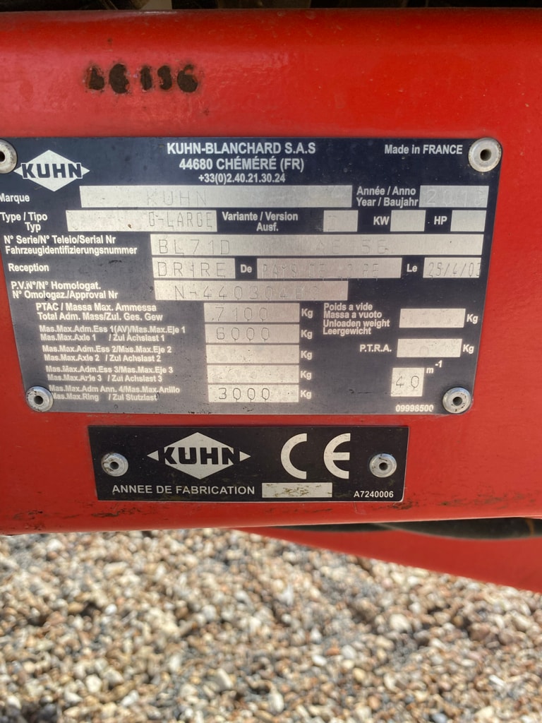 Pulverisateur KUHN GRAND LARGE 2400 - photo slide 7