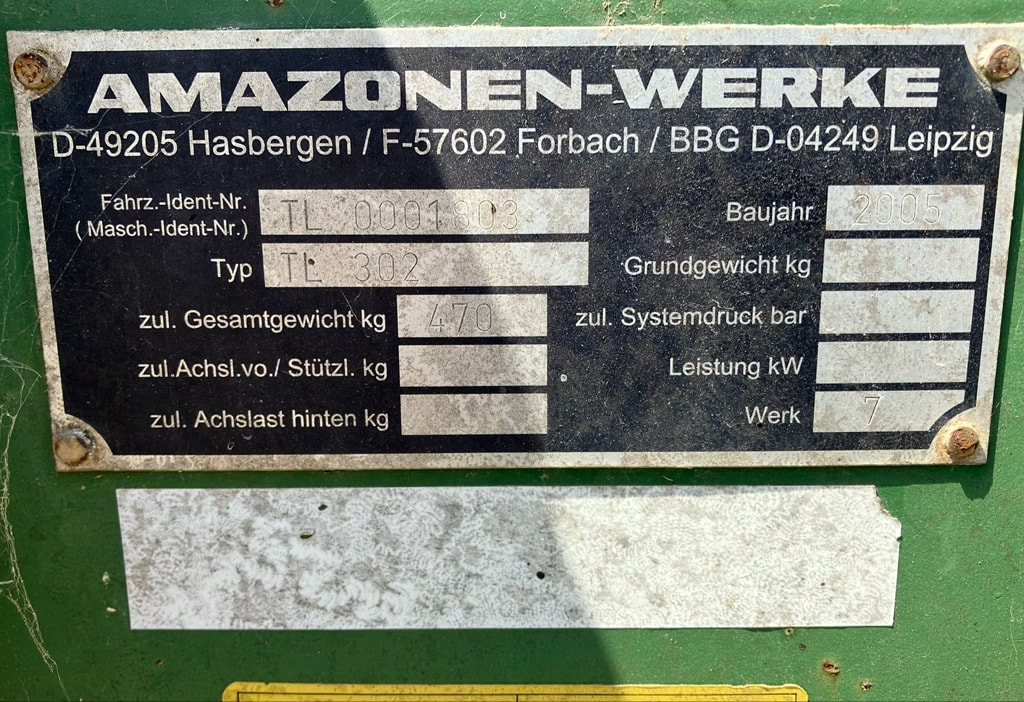 Decompacteur AMAZONE TL302 - photo slide 5