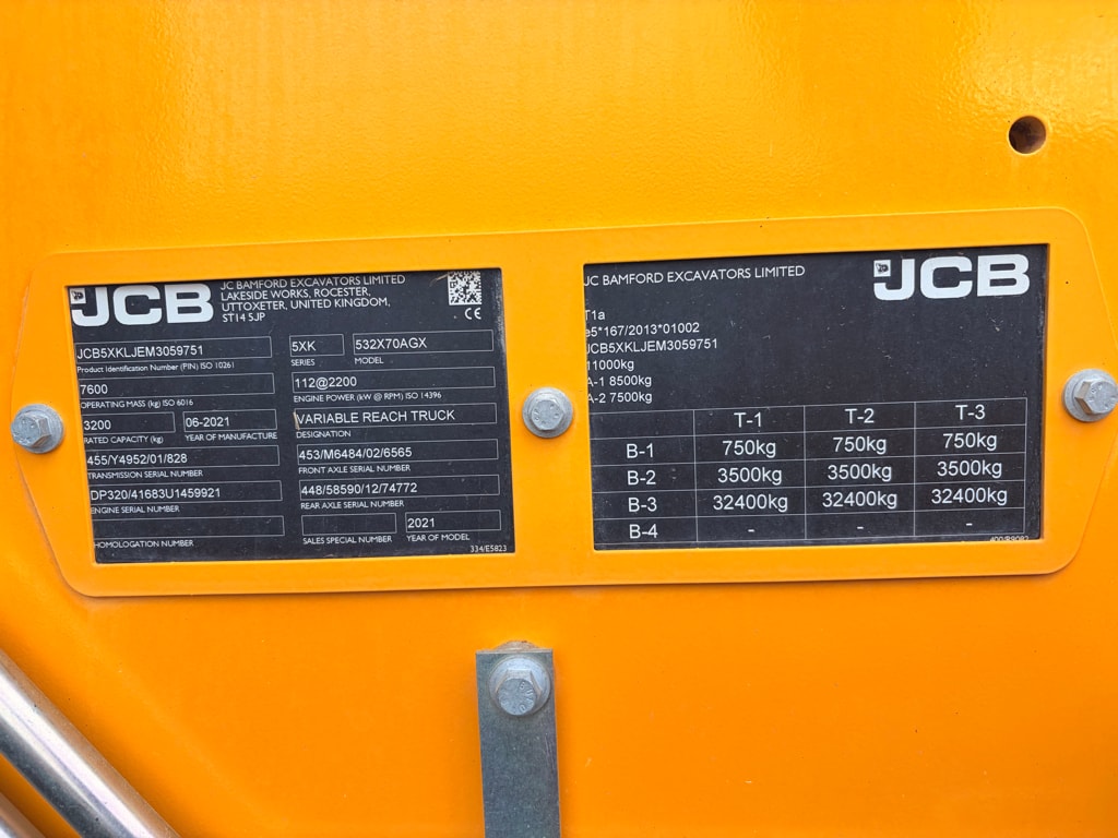 Telescopique JCB 532-70 AGRI XTRA PS6 - photo slide 20
