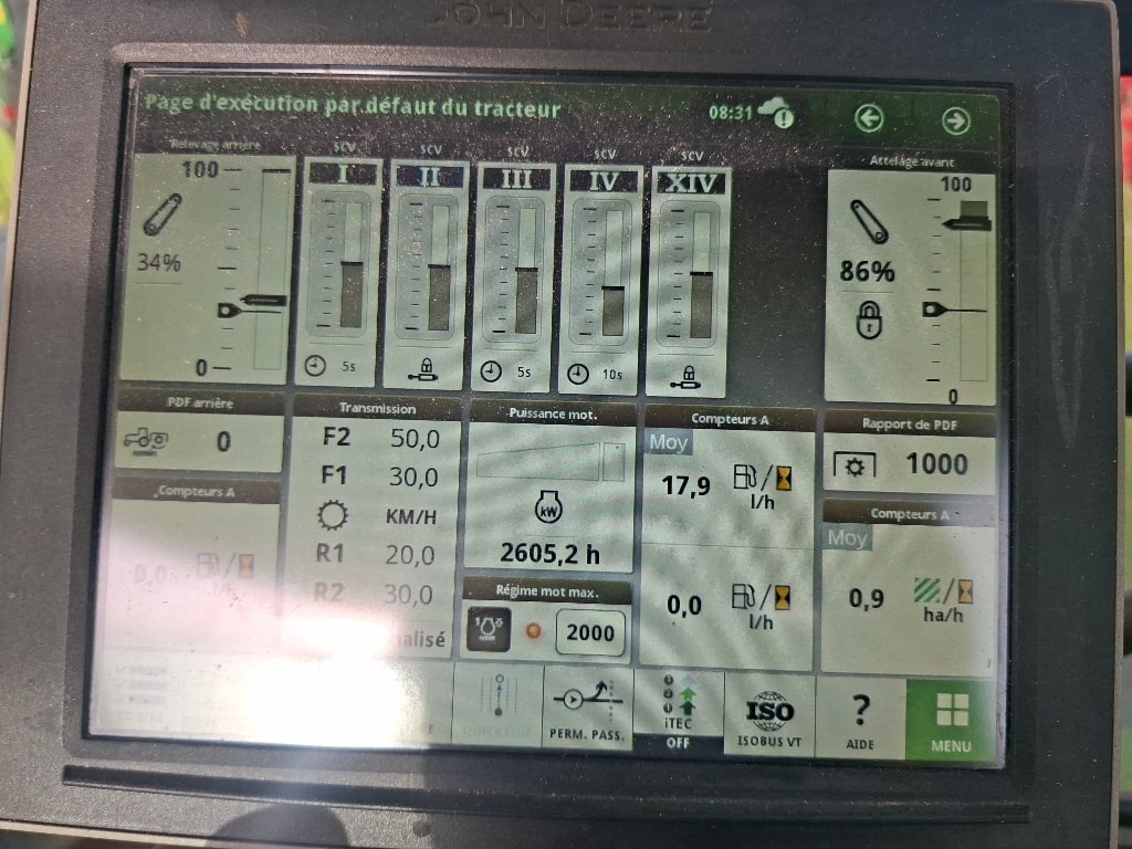 Tracteur JOHN DEERE 6R195 - photo slide 10