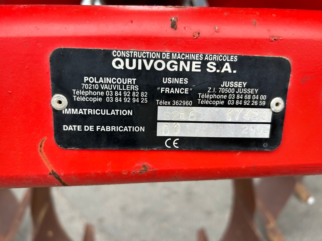 Decompacteur QUIVOGNE SSD6 - photo slide 13