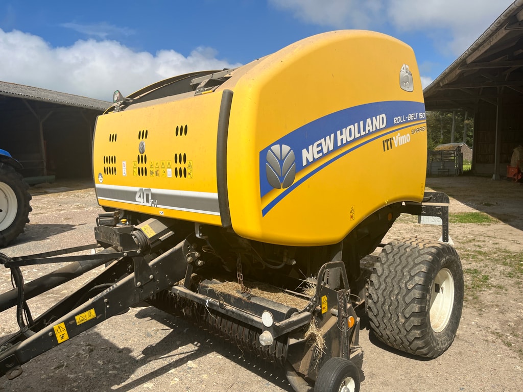 Presse balles rondes NEW HOLLAND Roll-belt 150 superfeed - photo slide 8