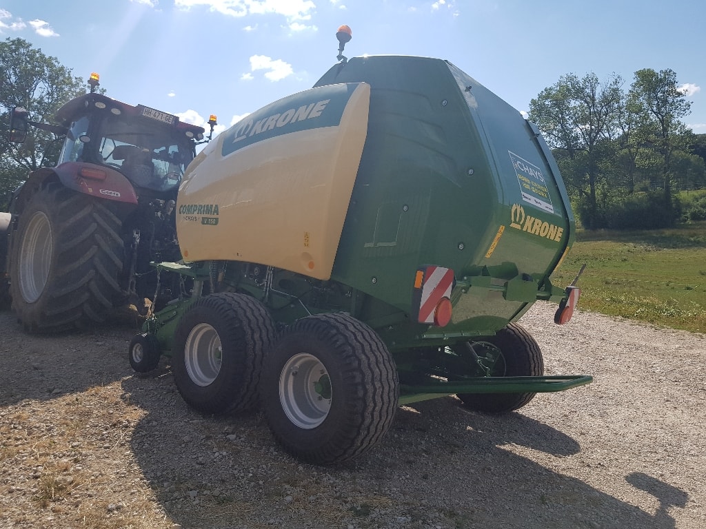 Presse balles rondes KRONE Comprima V150 - photo slide 4