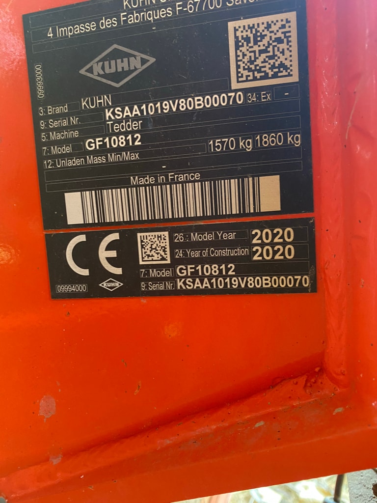 Faneuse KUHN GF 10812 - photo slide 4