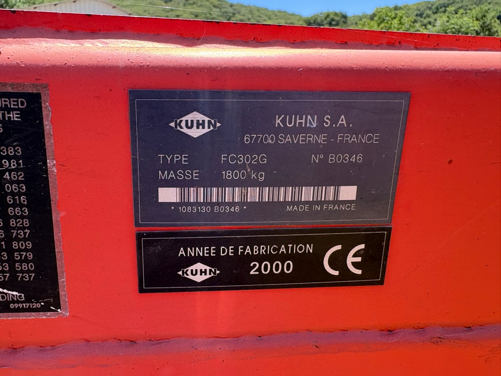Faucheuse KUHN FC 302 G - photo slide 5
