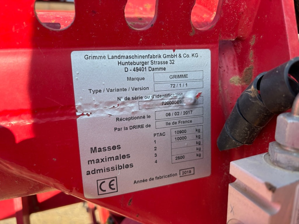 Arracheuse de pommes de terre GRIMME GT 300 - photo slide 7