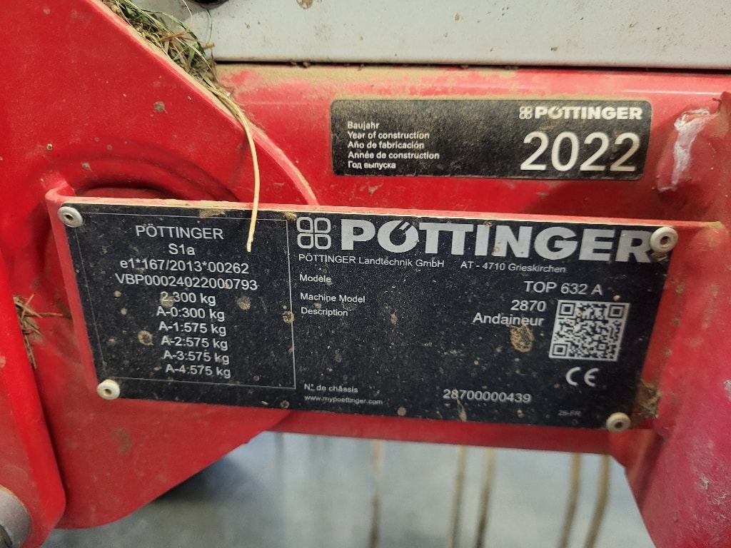 Andaineur POTTINGER TOP 632 A - photo slide 10