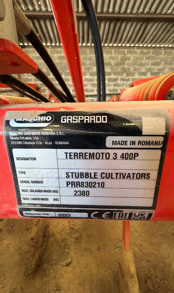Decompacteur MASCHIO Terremoto 3 400P - photo slide 5