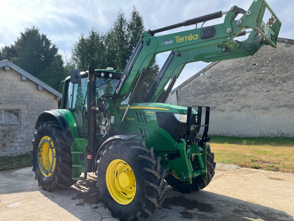 Tracteur chargeur JOHN DEERE 6150M - photo slide 1